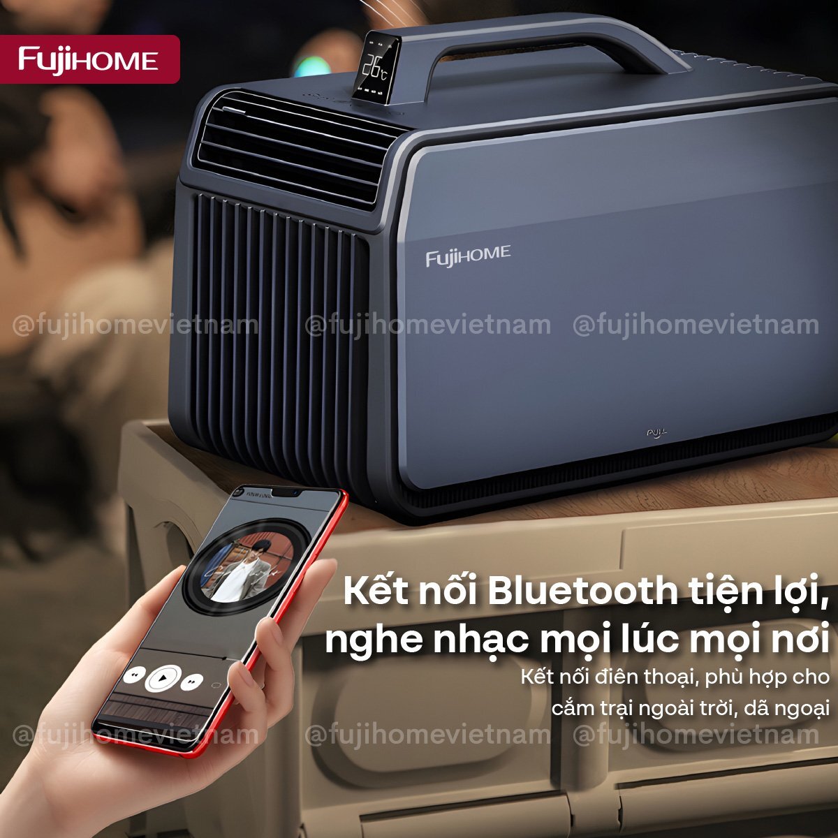 Kết nối Bluetooth, trải nghiệm giải trí đa phương tiện Fujihome PAC06 Pro