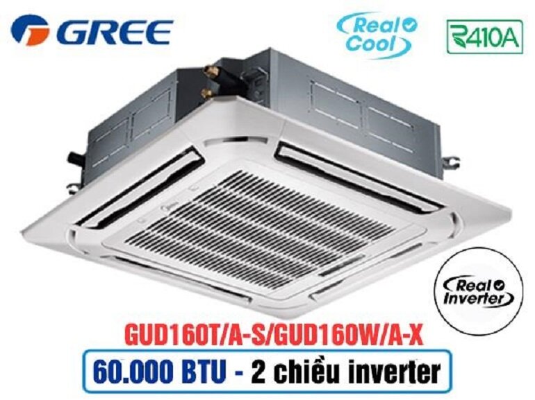 Điều hòa Gree Inverter 2 chiều GUD160T/A-S/GUD160W/A-X 