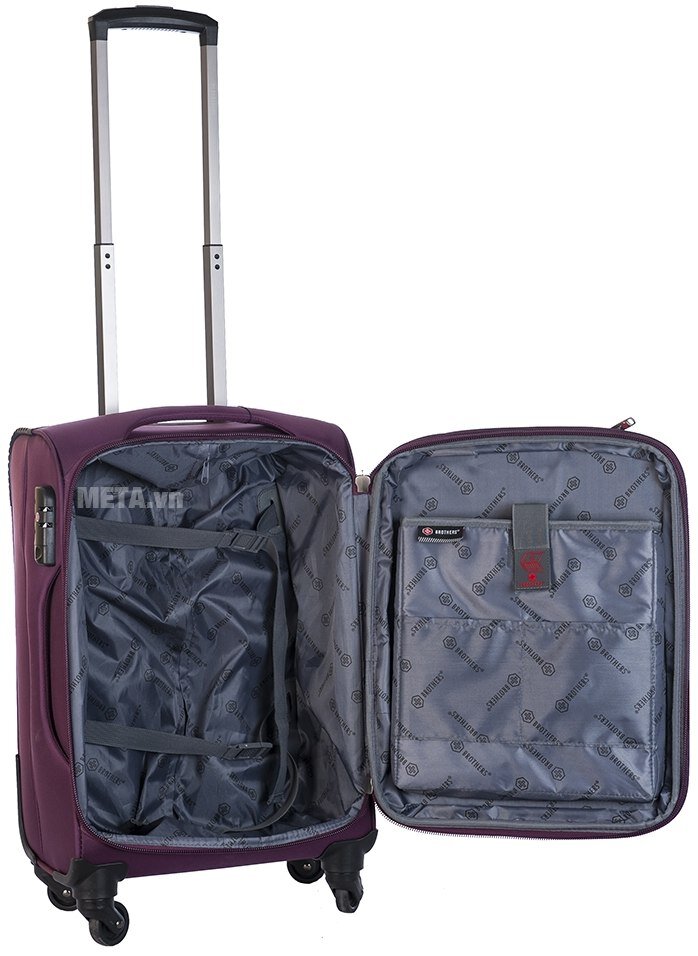 Vali kéo cao cấp Brothers 20 inch BR-1507 Tím