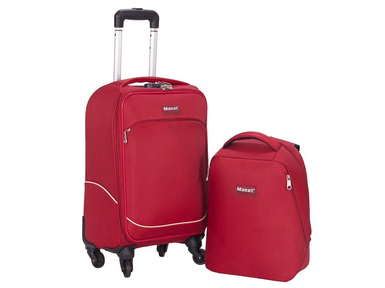 Bộ vali balo du lịch Macat AC19T 19 inch màu đỏ Bộ vali balo du lịch Macat AC19T 19 inch