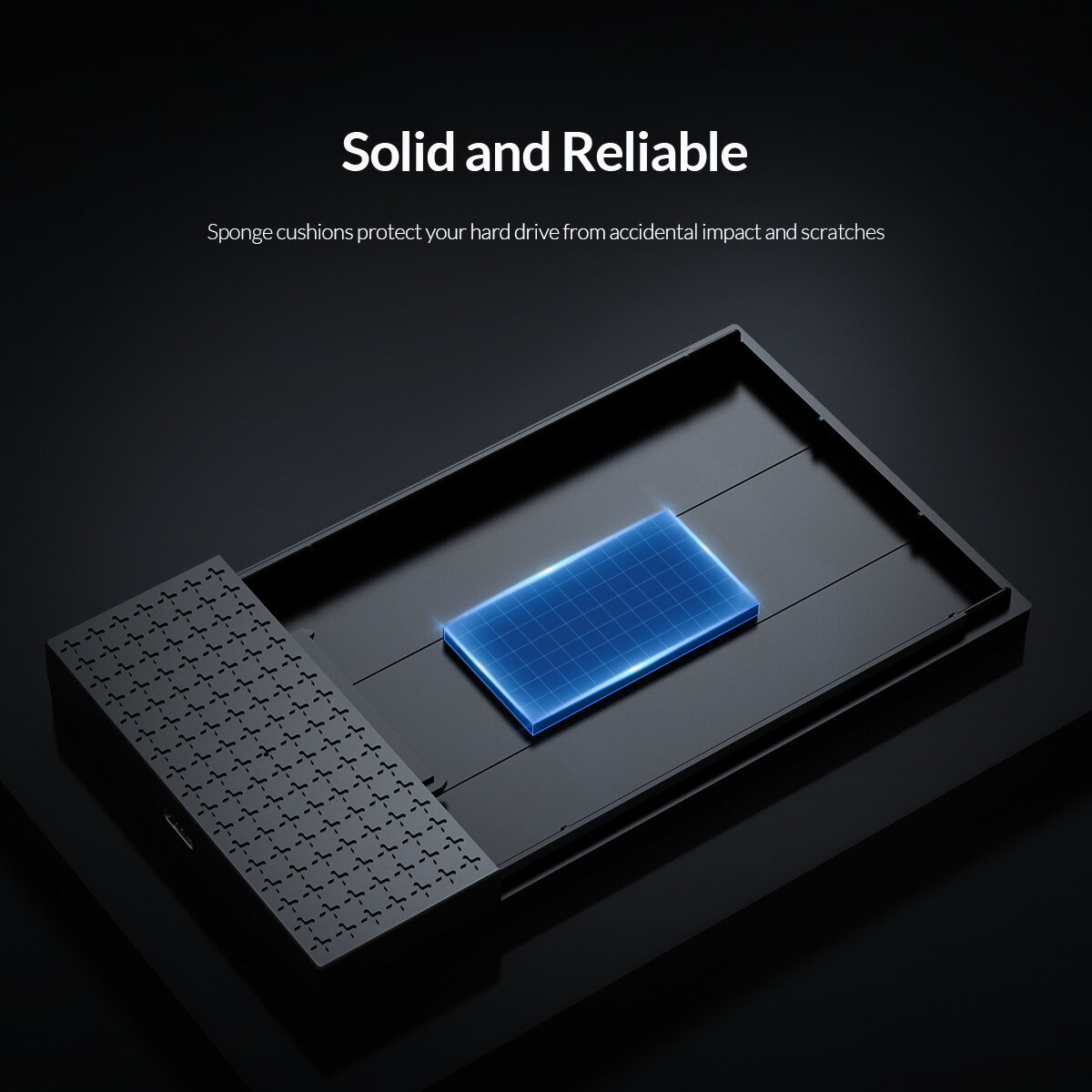 Hộp ổ cứng 2.5 inch Orico 2526C3-BK SATA 3 USB3.1 Gen2 Type-C 5