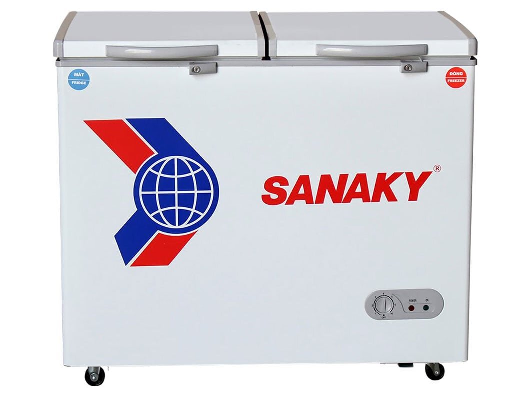 Sanaky VH 255W2 còn trang bị khóa an toàn cho từng ngăn tủ