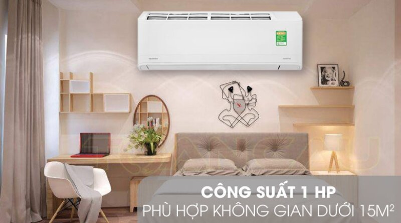 điều hòa Toshiba 9000 BTU 1 chiều Inverter RAS-H10X2KCVG-V