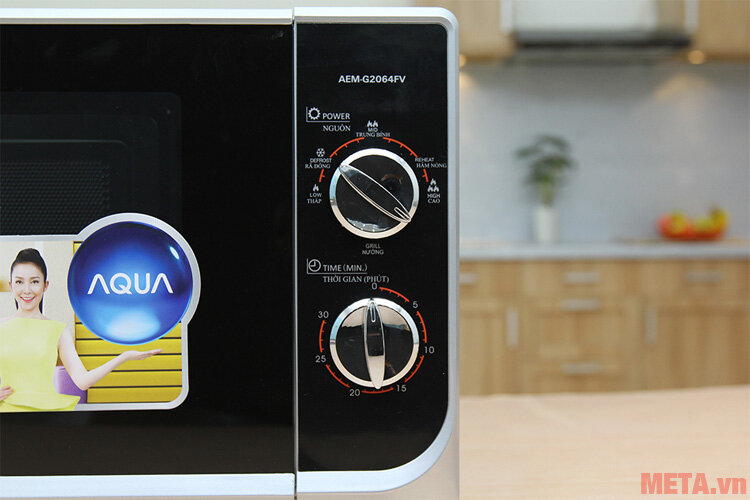 Lò vi sóng có nướng Aqua AEM-G2064FV (21 lít) Lò vi sóng có nướng Aqua AEM-G2064FV (21 lít)