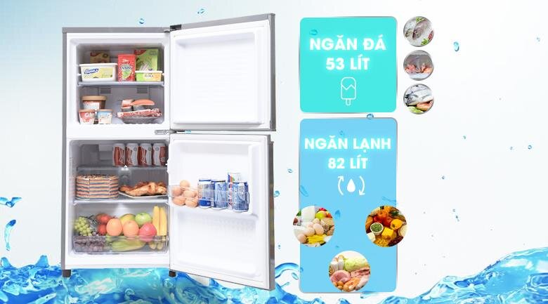 Tủ lạnh Panasonic NR-BJ158SSV2 135 Lít Tủ lạnh Panasonic NR-BJ158SSV2 135 Lít