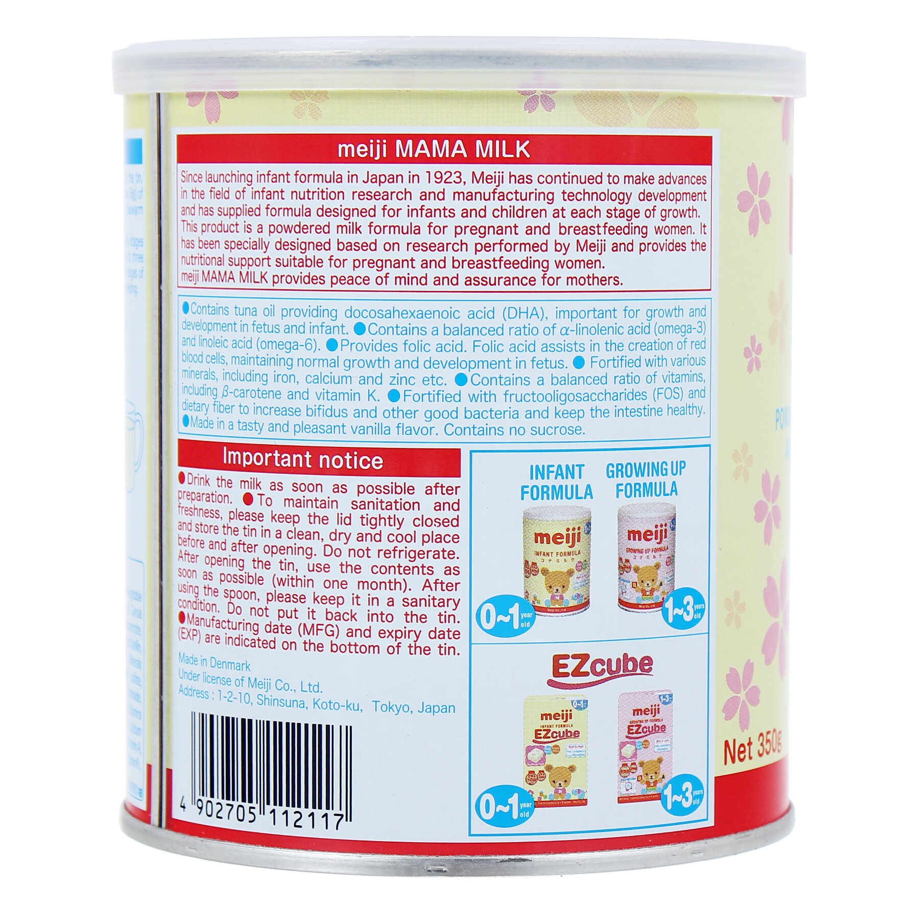  Sữa bầu Meiji Mama Milk (350g)