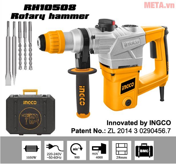 Máy khoan búa INGCO RH10508 Máy khoan búa INGCO RH10508
