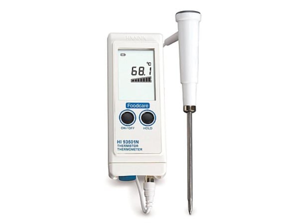 Hình ảnh máy đo nhiệt độ không thấm nước Hanna HI93501 Hình ảnh máy đo nhiệt độ không thấm nước Hanna HI93501