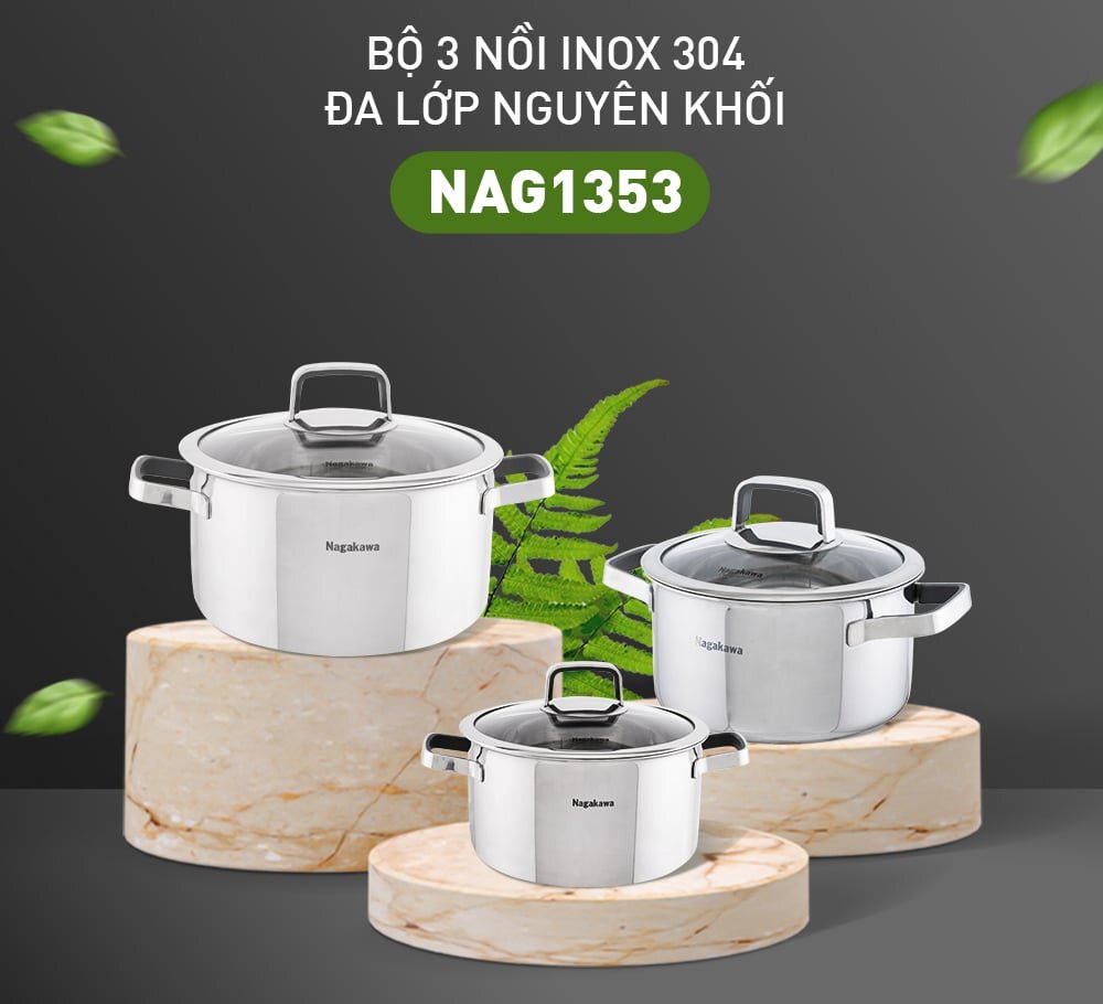 Bộ nồi thiết kế sang trọng