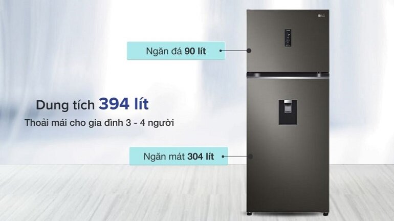 Tủ lạnh LG Inverter 394 lít GN-D392PSA