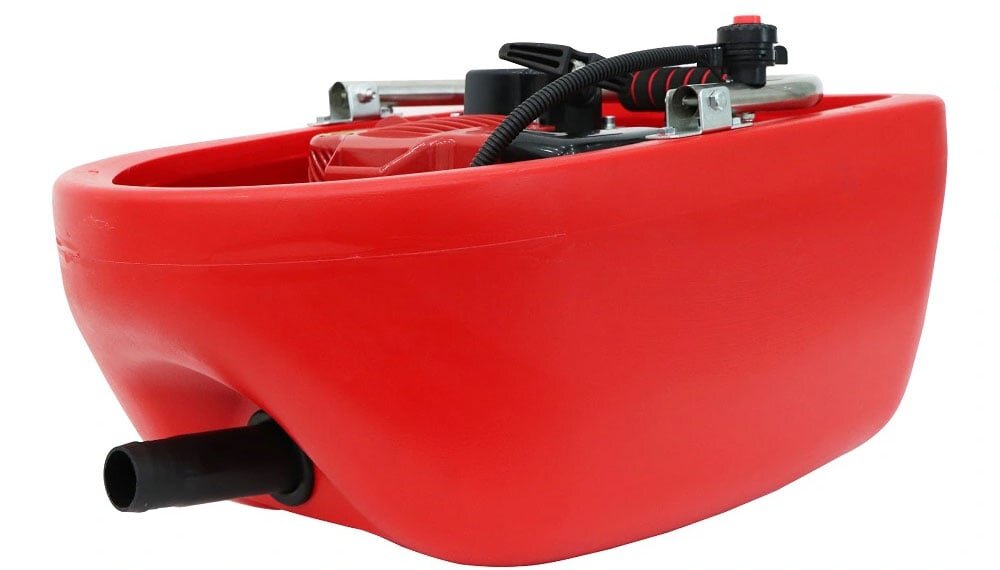 Oshima MBT-430 đặt trên bề mặt nước bơm nước nhanh  Oshima MBT-430