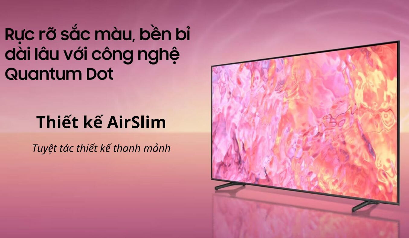 Smart Tivi QLED Samsung 4K 55 inch QA55QE1CAKXXV