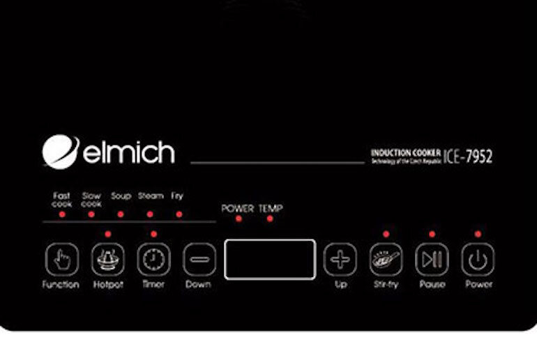 Giao diện bếp từ đơn Elmich ice-7952 