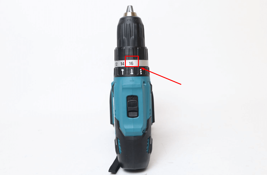 Máy khoan động lực dùng pin Makita HP488DWAE có lực siết vít tối đa cứng 42Nm, có thể điều chỉnh 16 mức độ siết vít