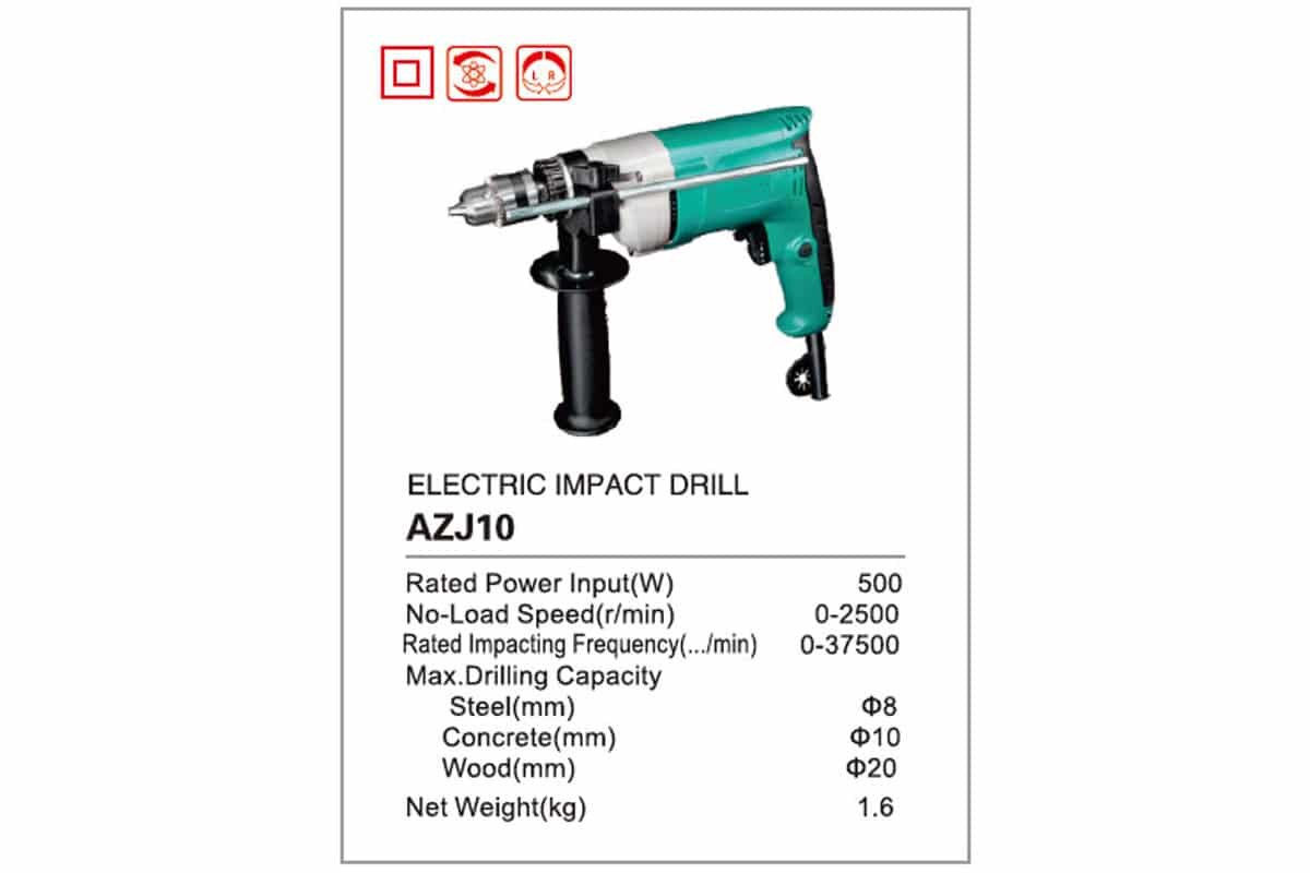 Máy khoan búa 20mm DCA AZJ10