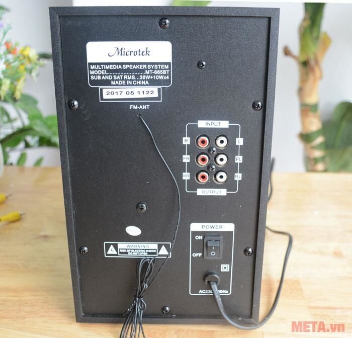 Loa vi tính 4.1 Microtek MT-665BT 70W