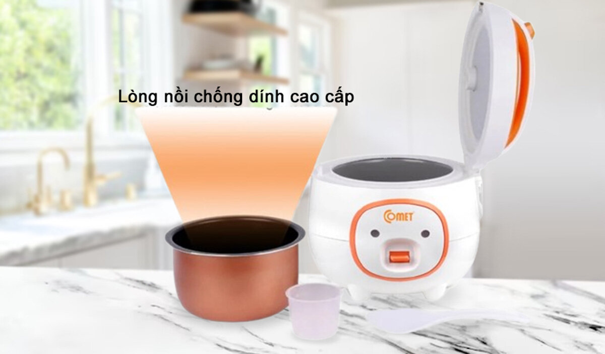 Lòng nồi cơm điện Comet CM8006 chống dính 