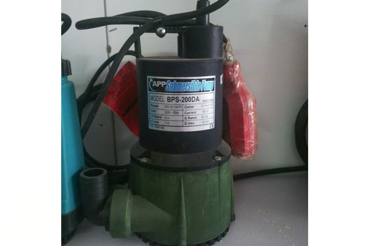 Máy bơm chìm dân dụng có phao 1/4HP APP BPS-200DA