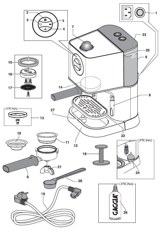 Máy pha cà phê Gaggia Baby Class