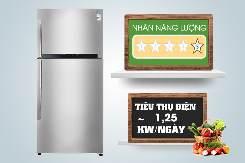 Tủ lạnh LG 490 lít GR-L702S Tủ lạnh LG 490 lít GR-L702S