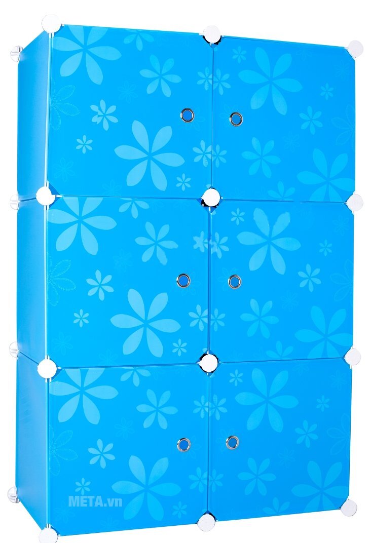 Tủ nhựa lắp ghép 6 ngăn Thanh Long TN01 Tủ nhựa lắp ghép 6 ngăn Thanh Long TN01