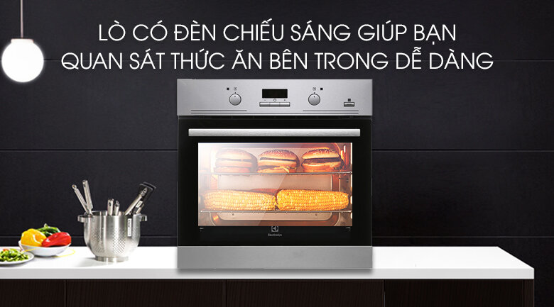 Lò nướng âm Electrolux EOB3434BOX 72 lít Lò nướng âm Electrolux EOB3434BOX 72 lít