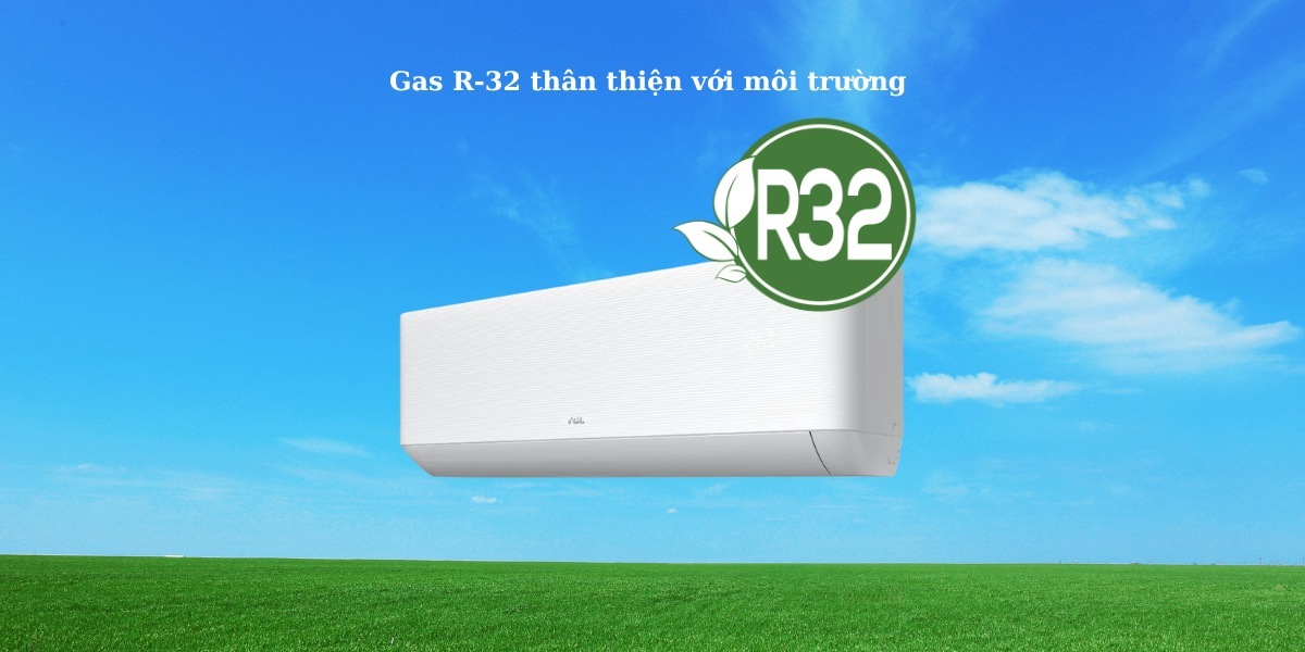 Điều hòa TCL 18000 BTU 1 chiều TAC-18CSD/TPG31 gas R-32 6 Loại gas R-32 thân thiện với môi trường