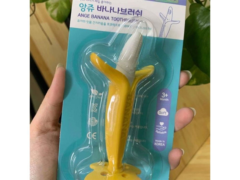 Ngậm nướu hình chuối Ange AG044 - Chính hãng Hàn Quốc