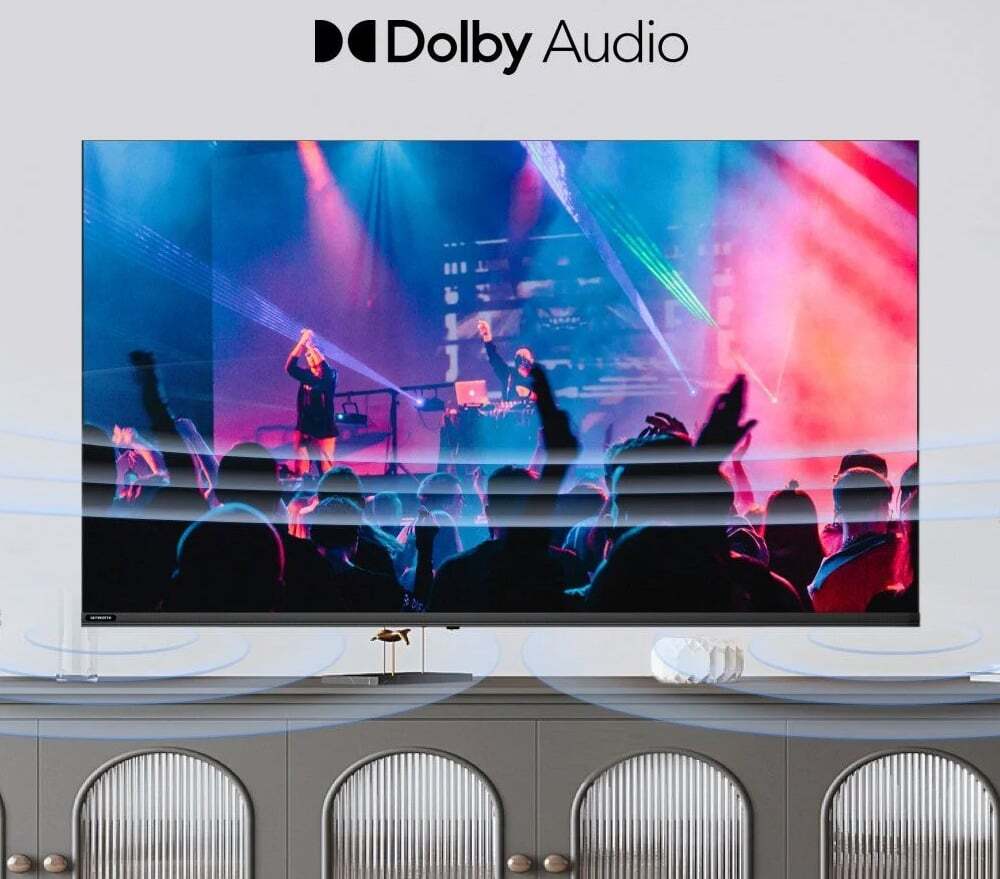 Trình diễn âm thanh điện ảnh chuẩn Dolby Audio Google Tivi Coocaa HD 32 inch 32Z73 sử dụng công nghệ Dolby Audio