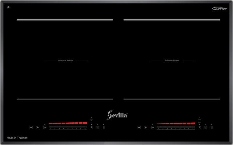 Bếp từ 2 vùng nấu Sevilla SV-TR95 linh hoạt với hai vùng nấu độc lập