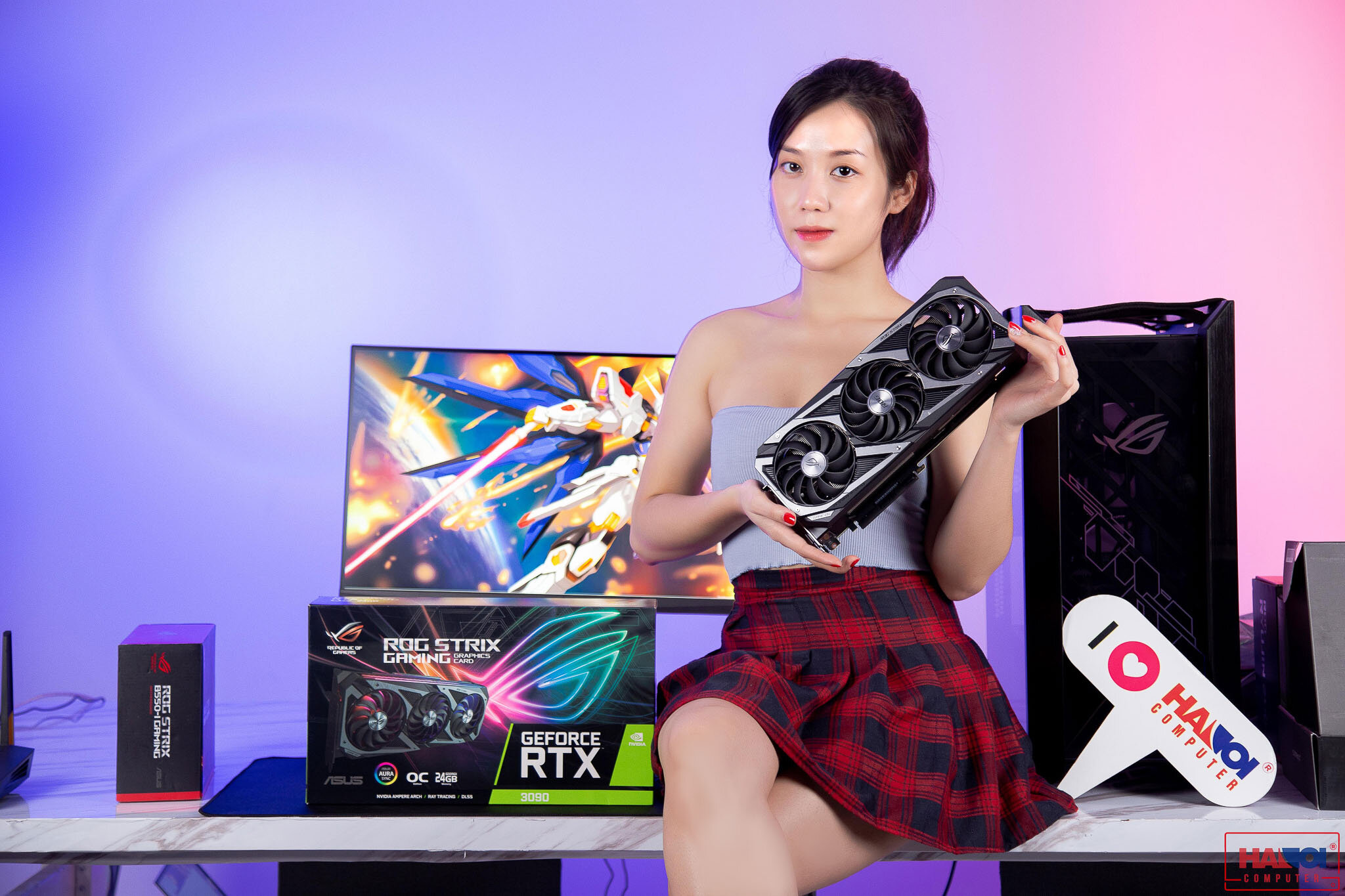 Card màn hình Asus ROG STRIX RTX3090-O24G-GAMING