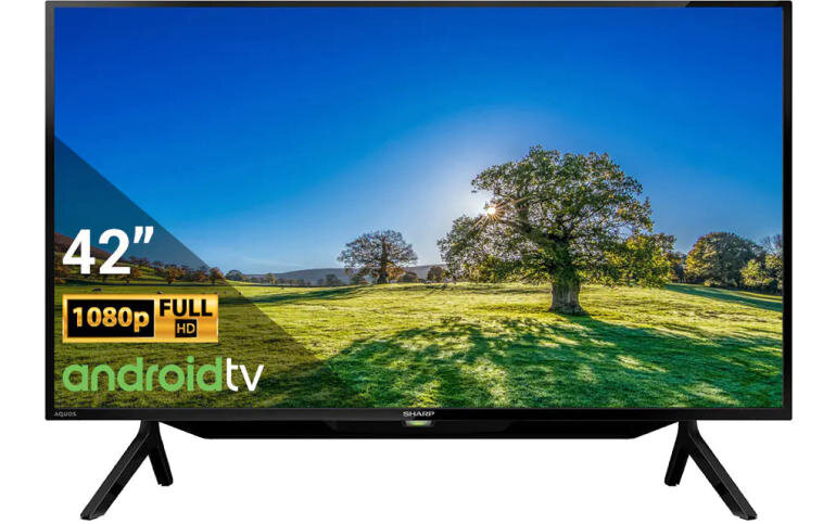 Tivi Sharp 42 inch 2T-C42BG1X thiết kế chắc chắn, sang trọng 
