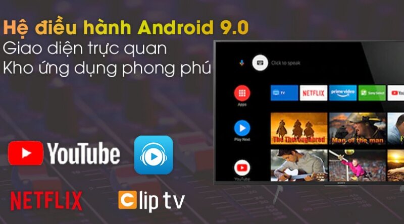 Android Tivi Sony 43 Inch 4K KD-43X8500H