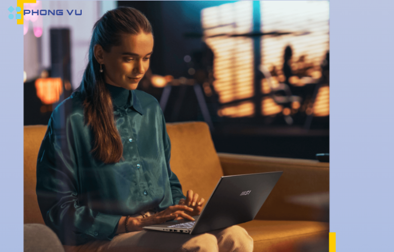 Ổ cứng SSD NVMe PCIe Gen4 cho tốc độ xử lý vượt trội.