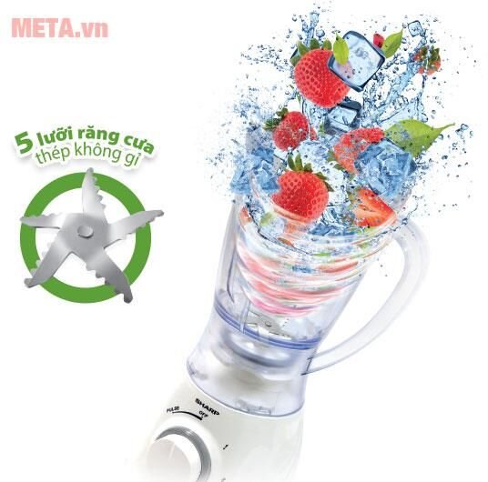 Máy xay sinh tố Sharp EM-ICE2V