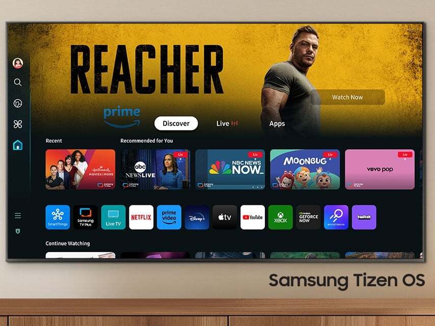 Tivi Samsung dùng hệ điều hành Samsung Tizen Tivi Samsung 43 inch