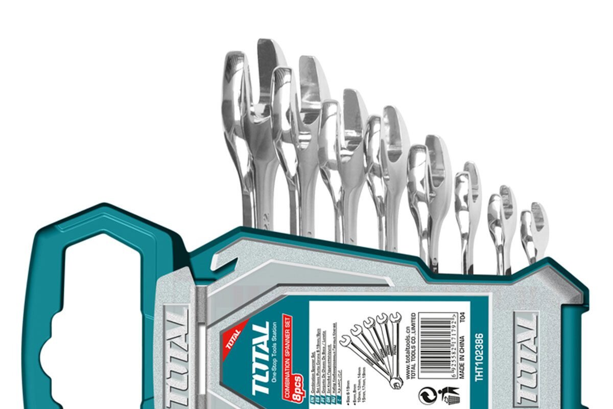 Bộ cờ lê 2 miệng 6-22mm Total THT102386