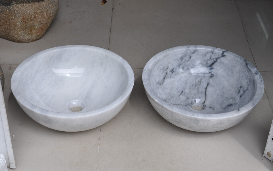 lavabo đá marble tự nhiên Kanly MAR133N