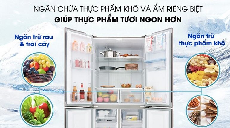 tủ lạnh 4 cánh Aqua AQR-IGW525EM