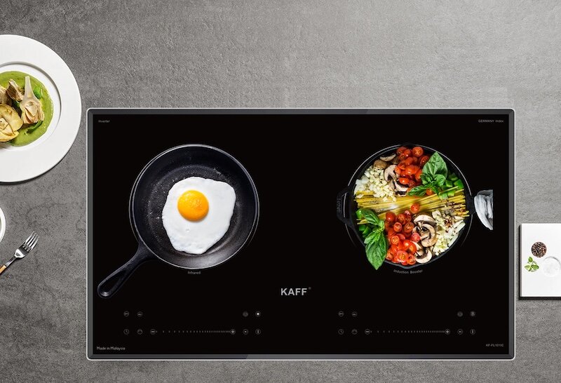 Bếp từ kết hợp hồng ngoại Kaff KF-FL101IC được tích hợp nhiều tính năng an toàn