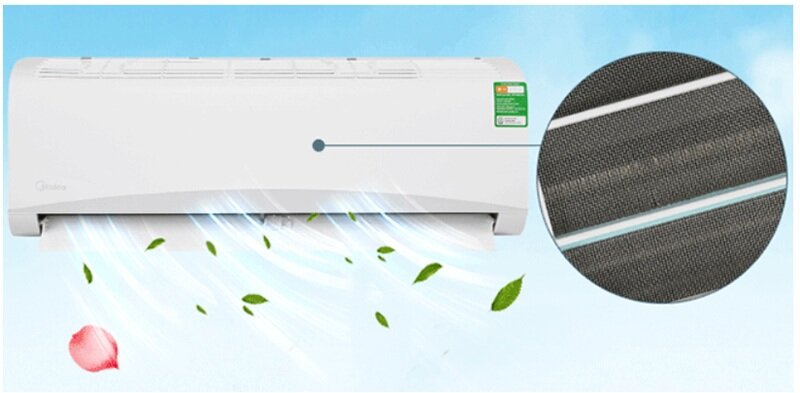 Điều hòa Midea 9000 BTU 1 chiều MSAFIII-10CRN8 gas R-32