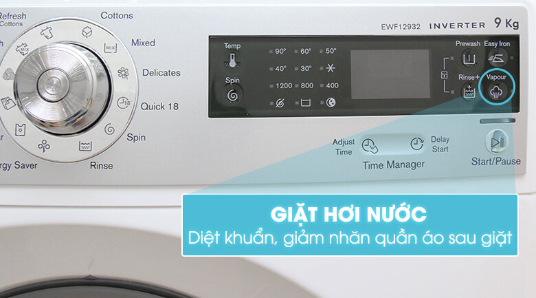 Máy giặt Electrolux Inverter 9 kg EWF12932 Máy giặt Electrolux Inverter 9 kg EWF12932