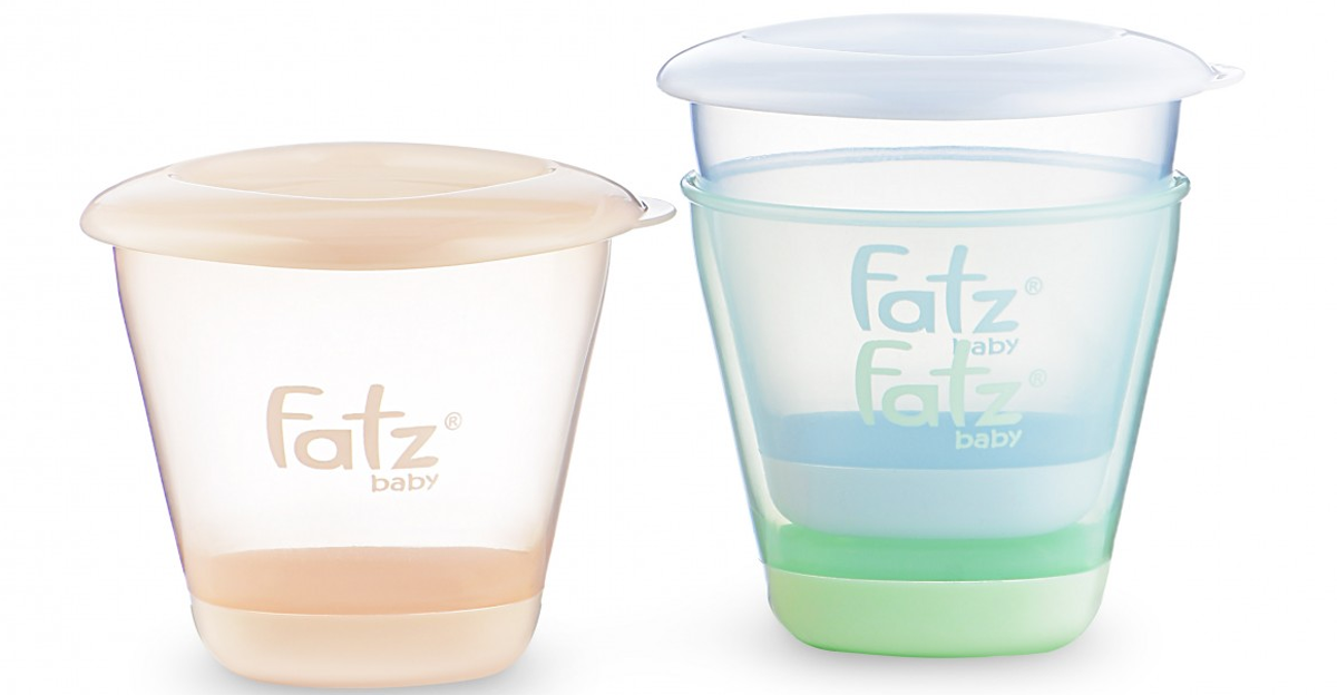 Hình ảnh bộ cốc trữ thức ăn dặm Fatzbaby FB0060N