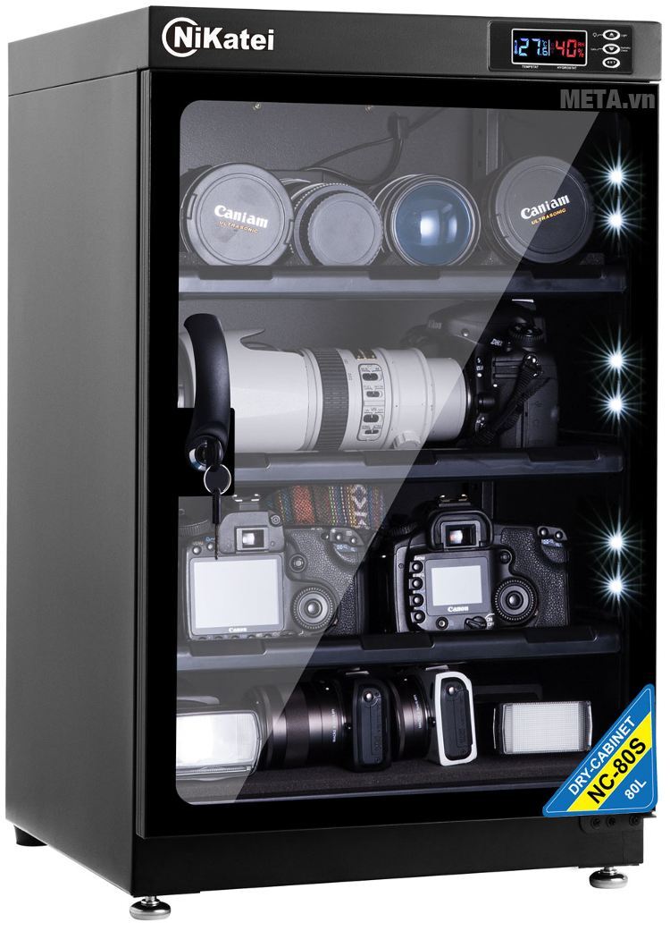 Tủ chống ẩm cao cấp Nikatei NC-80HS (80 lít) Tủ chống ẩm cao cấp Nikatei NC-80HS (80 lít)
