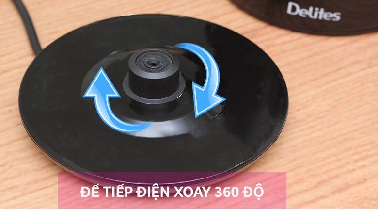 Bình siêu tốc Delites ST17P01BK 1.7 lít Bình siêu tốc Delites ST17P01BK 1.7 lít