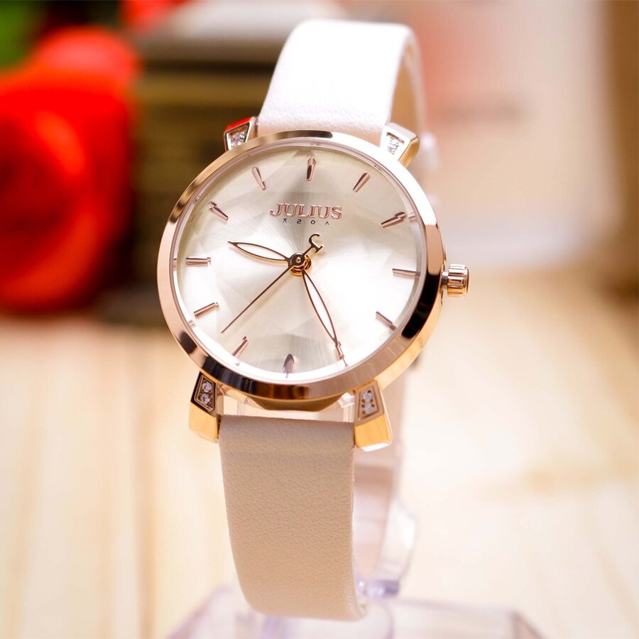 Đồng hồ nữ Hàn Quốc Julius JA-1158 dây da
