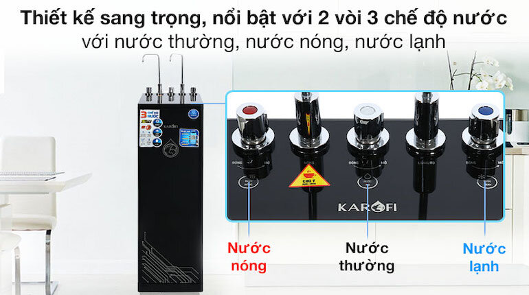 Máy lọc nước nóng lạnh Karofi KAD-D66