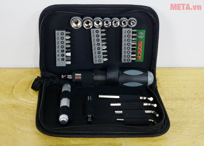Bộ vặn vít đa năng Bosch 38 chi tiết 2607019506