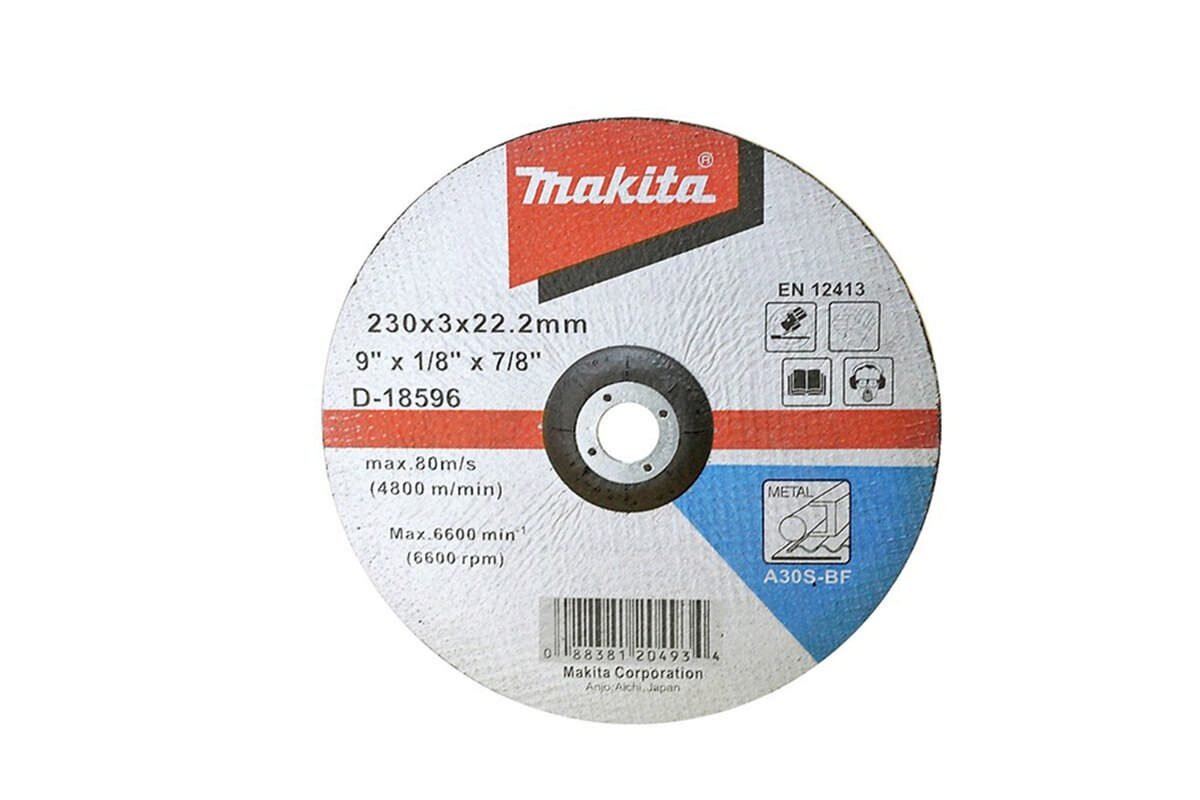 Đá cắt A30S cho kim loại 230x3x22.23 Makita D-18596
