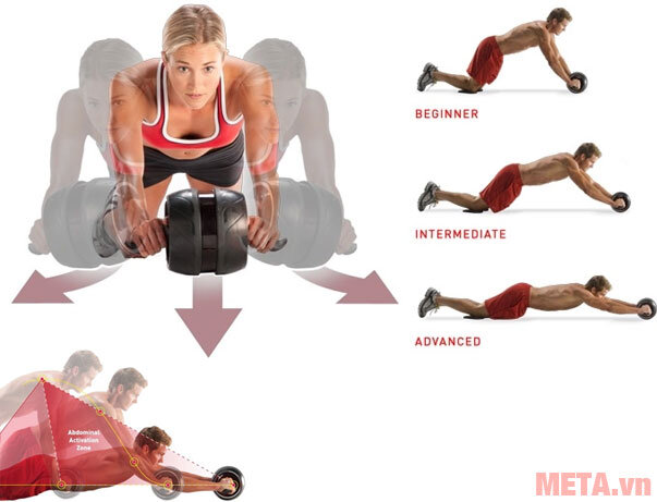Con lăn tập cơ bụng AB Carver Pro Con lăn tập cơ bụng AB Carver Pro